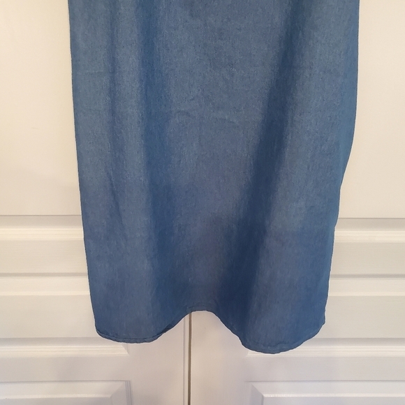 1.State Women's Blue Ruffled Strap Short Mini Dress, Size Medium - Picture 5 of 13